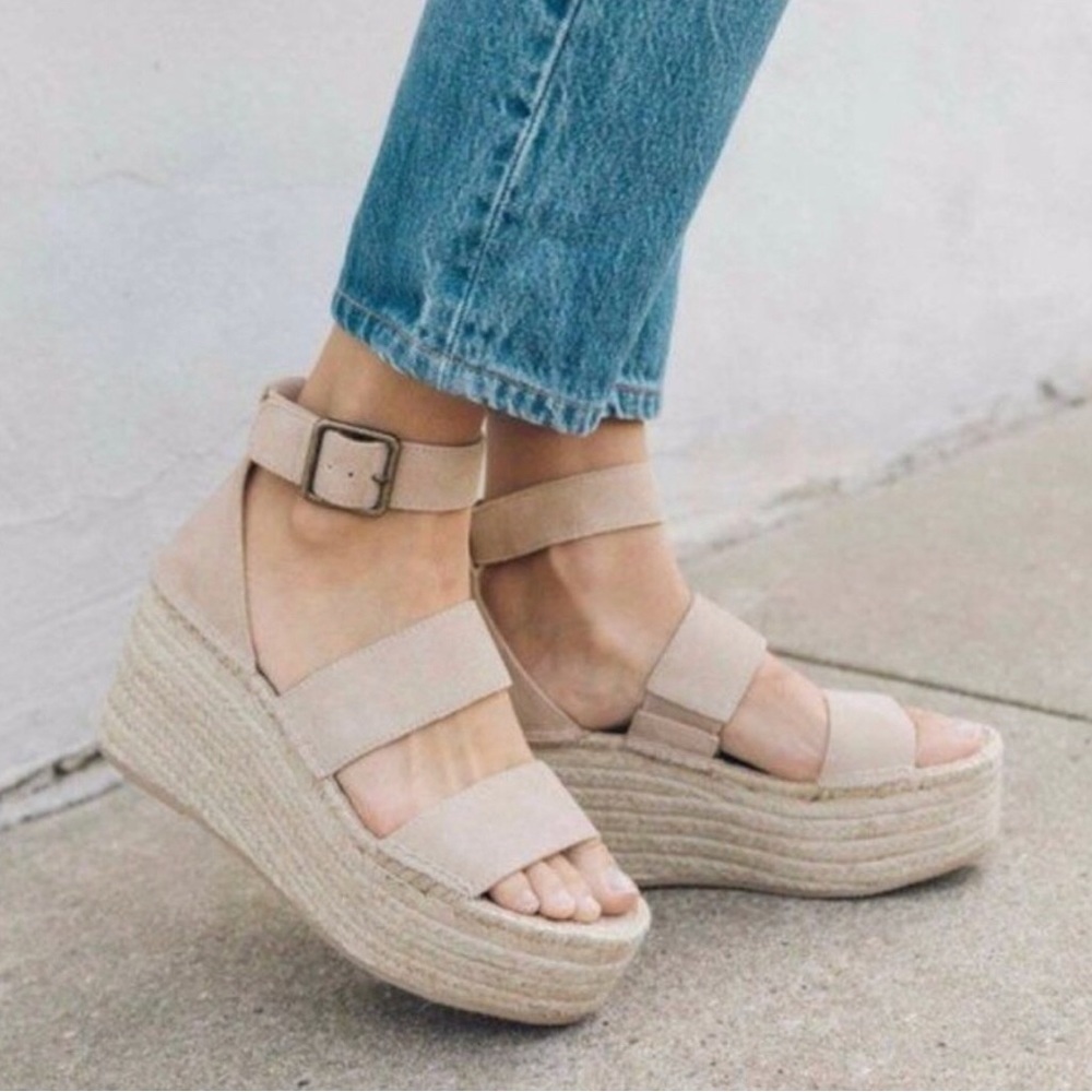 Soludos Palma Platform Sandal in Blush Size 9